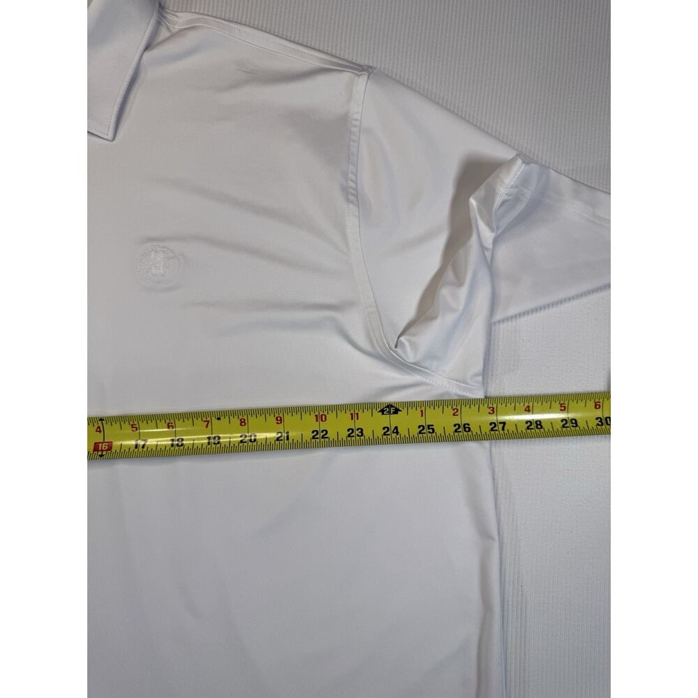 Peter Millar Summer Comfort Polo XXL White Performance Golf Shirt - Picture 6 of 10